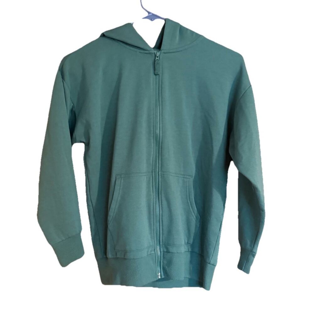 DSG Green Women’s Zip Up Hoodie Medium Short Crop